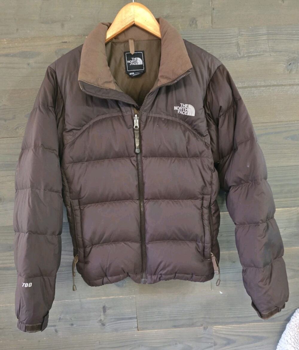 Vintage The North Face Women 1996 Retro Nuptse Down Jacket Oak Brown Size S Y2K